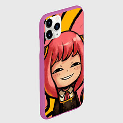 Чехол iPhone 11 Pro матовый Аня Форджер лицо, цвет: 3D-фиолетовый — фото 2
