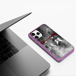 Чехол iPhone 11 Pro матовый Depeche Mode - Memento Mori gothic, цвет: 3D-фиолетовый — фото 2