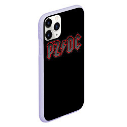 Чехол iPhone 11 Pro матовый PZDC - ACDC, цвет: 3D-светло-сиреневый — фото 2