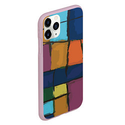Чехол iPhone 11 Pro матовый Эклектика клее, цвет: 3D-розовый — фото 2