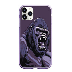 Чехол iPhone 11 Pro матовый Lord of the Jungle, цвет: 3D-светло-сиреневый