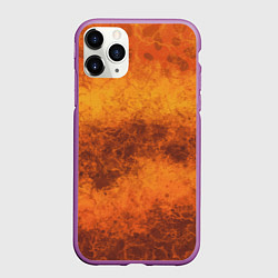 Чехол iPhone 11 Pro матовый Абстракция - песчаная буря, цвет: 3D-фиолетовый