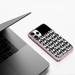 Чехол iPhone 11 Pro матовый Fear of God, цвет: 3D-розовый — фото 2