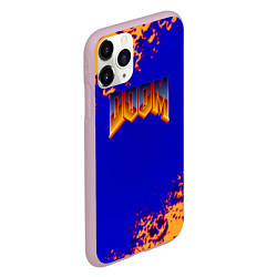 Чехол iPhone 11 Pro матовый Doom x marshmallow, цвет: 3D-розовый — фото 2