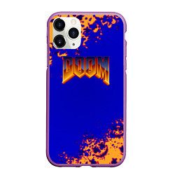 Чехол iPhone 11 Pro матовый Doom x marshmallow, цвет: 3D-фиолетовый