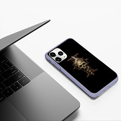 Чехол iPhone 11 Pro матовый Ассасинорум, цвет: 3D-светло-сиреневый — фото 2