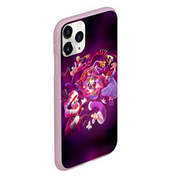 Чехол iPhone 11 Pro матовый Удивительный цифровой цирк арт, цвет: 3D-розовый — фото 2