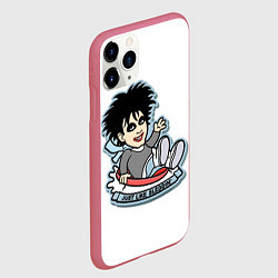 Чехол iPhone 11 Pro матовый The Cure Robert Smith - just like sleddin, цвет: 3D-малиновый — фото 2