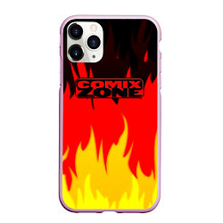 Чехол iPhone 11 Pro матовый Comixzone sega, цвет: 3D-розовый