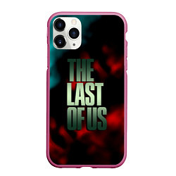 Чехол iPhone 11 Pro матовый The last of us fire, цвет: 3D-малиновый