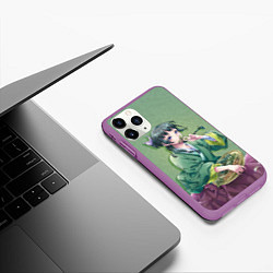 Чехол iPhone 11 Pro матовый Монолог фармацевта Маомао, цвет: 3D-фиолетовый — фото 2