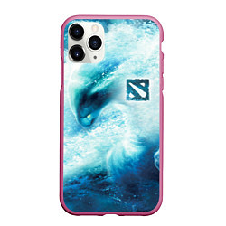 Чехол iPhone 11 Pro матовый Dota 2 - Morphling, цвет: 3D-малиновый