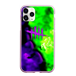 Чехол iPhone 11 Pro матовый Dead by daylight toxic game, цвет: 3D-розовый