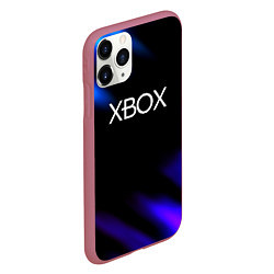 Чехол iPhone 11 Pro матовый Xbox neon games, цвет: 3D-малиновый — фото 2