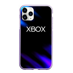 Чехол iPhone 11 Pro матовый Xbox neon games, цвет: 3D-светло-сиреневый