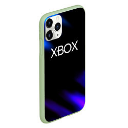 Чехол iPhone 11 Pro матовый Xbox neon games, цвет: 3D-салатовый — фото 2