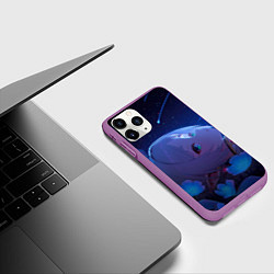 Чехол iPhone 11 Pro матовый Фрирен, провожающая в последний путь, цвет: 3D-фиолетовый — фото 2