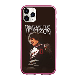 Чехол iPhone 11 Pro матовый Oli Sykes - Bring Me the Horizon, цвет: 3D-малиновый