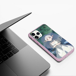 Чехол iPhone 11 Pro матовый Sousou no Frieren Фрирен, цвет: 3D-розовый — фото 2