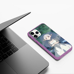 Чехол iPhone 11 Pro матовый Sousou no Frieren Фрирен, цвет: 3D-фиолетовый — фото 2