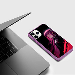 Чехол iPhone 11 Pro матовый Ферн - sou sou no frieren, цвет: 3D-фиолетовый — фото 2