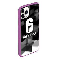 Чехол iPhone 11 Pro матовый Rainbow six cybersport, цвет: 3D-фиолетовый — фото 2