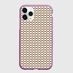Чехол iPhone 11 Pro матовый Цепь дуги