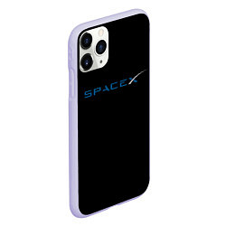 Чехол iPhone 11 Pro матовый NASA space usa, цвет: 3D-светло-сиреневый — фото 2