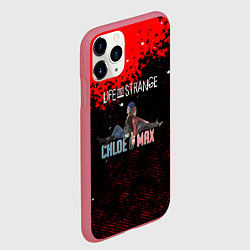 Чехол iPhone 11 Pro матовый Life is strange Хлоя и Макс, цвет: 3D-малиновый — фото 2