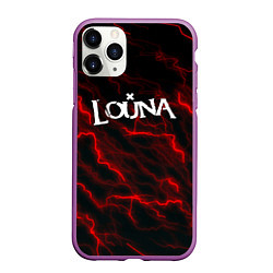 Чехол iPhone 11 Pro матовый Louna storm рок группа, цвет: 3D-фиолетовый
