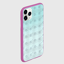 Чехол iPhone 11 Pro матовый Птичка-невротичка, цвет: 3D-фиолетовый — фото 2