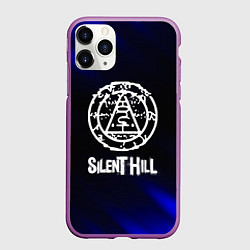 Чехол iPhone 11 Pro матовый Silent hill horror game, цвет: 3D-фиолетовый