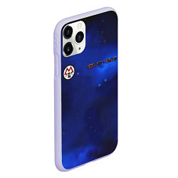 Чехол iPhone 11 Pro матовый Metro 2033 космос, цвет: 3D-светло-сиреневый — фото 2