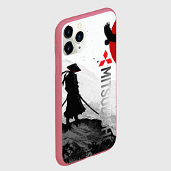 Чехол iPhone 11 Pro матовый Мечта самурая, цвет: 3D-малиновый — фото 2