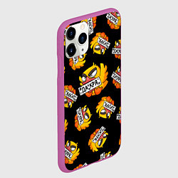 Чехол iPhone 11 Pro матовый Матершинная утка, цвет: 3D-фиолетовый — фото 2