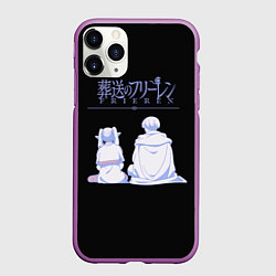 Чехол iPhone 11 Pro матовый Фрирен и Гиммель, цвет: 3D-фиолетовый