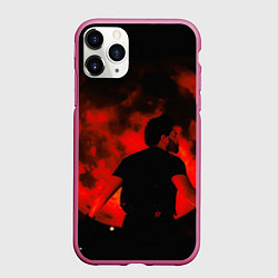 Чехол iPhone 11 Pro матовый Save your tears, цвет: 3D-малиновый