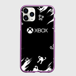 Чехол iPhone 11 Pro матовый Ъуъ съука xbox mem, цвет: 3D-фиолетовый