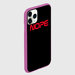 Чехол iPhone 11 Pro матовый Nope - NASA, цвет: 3D-фиолетовый — фото 2