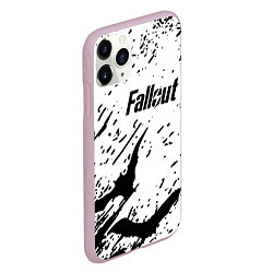 Чехол iPhone 11 Pro матовый Fallout краски летучие мыши, цвет: 3D-розовый — фото 2