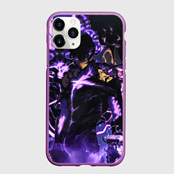 Чехол iPhone 11 Pro матовый Song Jin-Woo - final form, цвет: 3D-фиолетовый