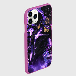 Чехол iPhone 11 Pro матовый Song Jin-Woo - final form, цвет: 3D-фиолетовый — фото 2
