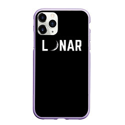 Чехол iPhone 11 Pro матовый Lunar, цвет: 3D-светло-сиреневый