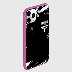 Чехол iPhone 11 Pro матовый Одни из нас зима, цвет: 3D-фиолетовый — фото 2