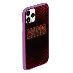 Чехол iPhone 11 Pro матовый Lethal Company: Armor, цвет: 3D-фиолетовый — фото 2