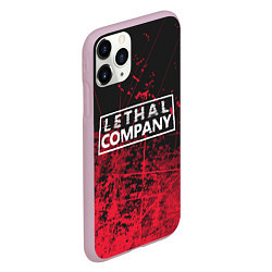 Чехол iPhone 11 Pro матовый Lethal Company: Red Trail, цвет: 3D-розовый — фото 2