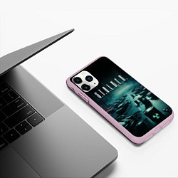Чехол iPhone 11 Pro матовый S T A L K E R - City, цвет: 3D-розовый — фото 2