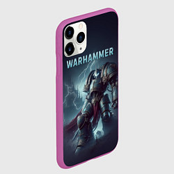 Чехол iPhone 11 Pro матовый Warhammer - game, цвет: 3D-фиолетовый — фото 2