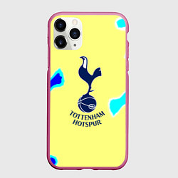 Чехол iPhone 11 Pro матовый Тоттенхэм Хотспур футбольный клуб, цвет: 3D-малиновый