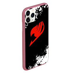 Чехол iPhone 11 Pro матовый Fairy Tail japan anime, цвет: 3D-малиновый — фото 2